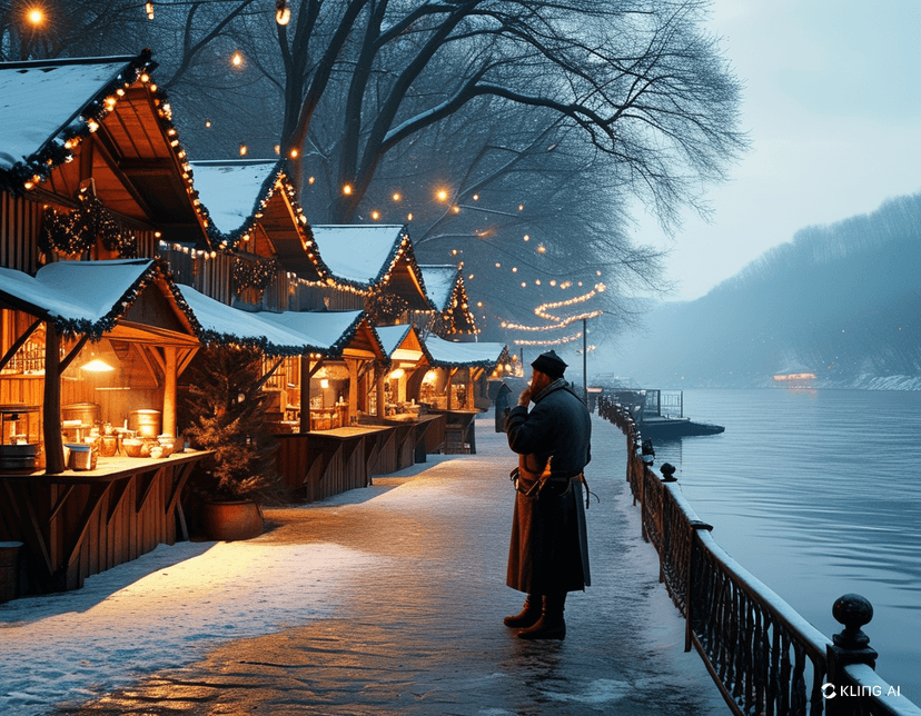 Weihnachtsmarkt Restaurant Rheinblick